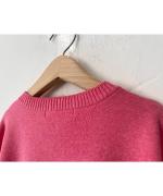 コットンミラノリブ　カーディガン